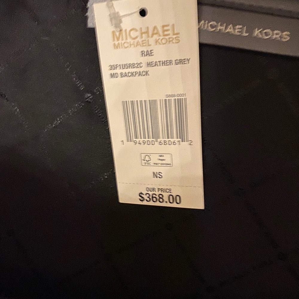 Michael Kors Rae MD Graphic backpack heather grey - Picture 8 of 9